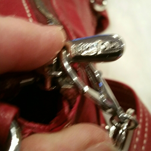 Red leather shoulder bag by NikiJodi - Picture 6 of 6